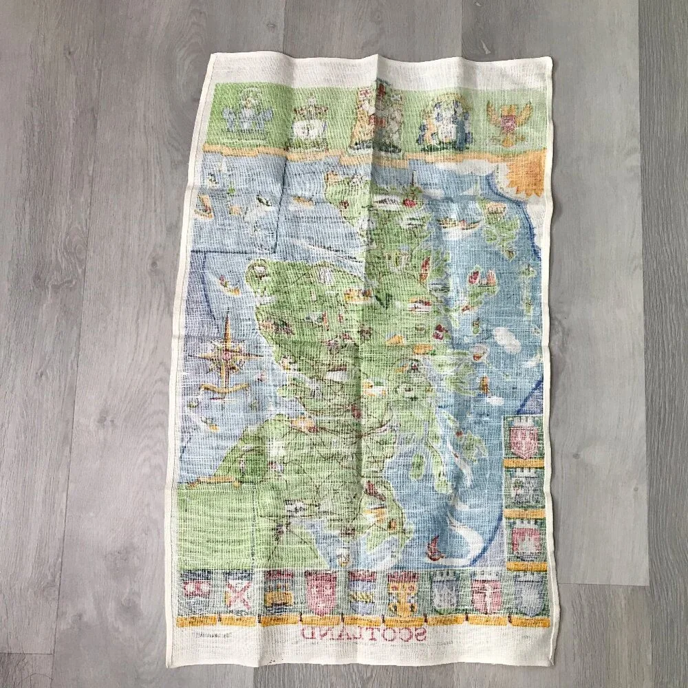 MADE BY LILIANNA SCOTLAND 100% LINEN TEA TOWEL